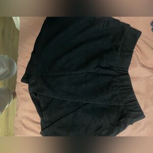 Black skort